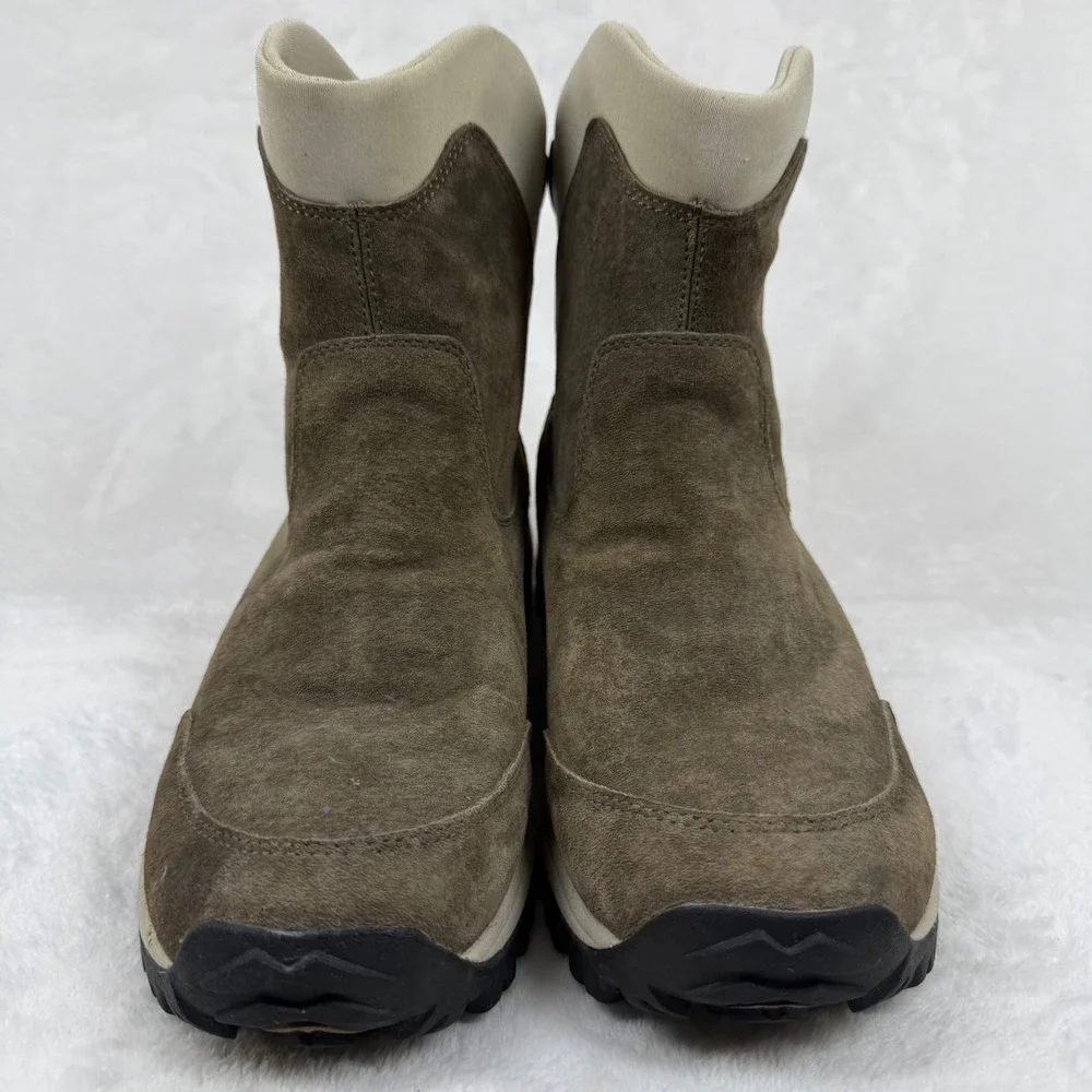 Merrell Aurora Waterproof Winter Boots Womens 9‎ Brown Suede Thinsulate Polartec